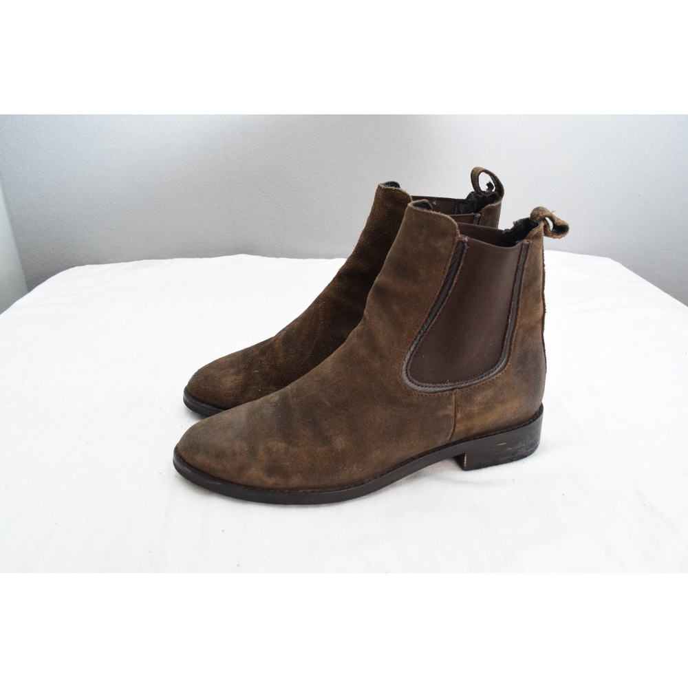 Thursday Boot Co Duchess Chelsea Boots 8 Brown Suede Ankle Women Shoes